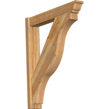Ekena Millwork Funston Traditional Rough Sawn Outlooker, Western Red Cedar, 6"W x 34"D x 40"H OUT06X34X40FST01RWR